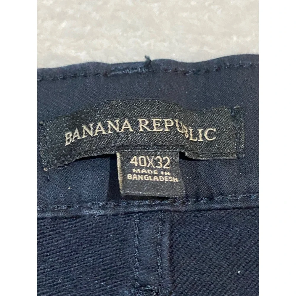 Banana Republic Pants Straight Fit Black 40x32 Mens Pants Preppy